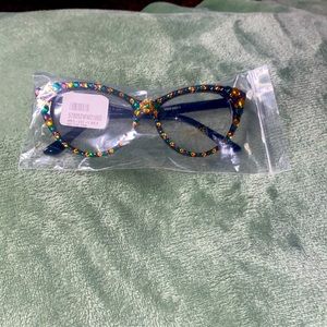 Fun fashionable/bedazzled glasses!  Very stylish!